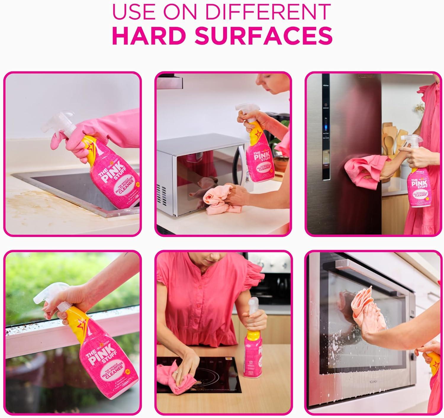 image:imageStardrops The Pink Stuff The Miracle MultiPurpose Cleaning Spray 750ml 3Pack Bundle 3 MultiPurpose Spray253 Fl Oz Pack of 2