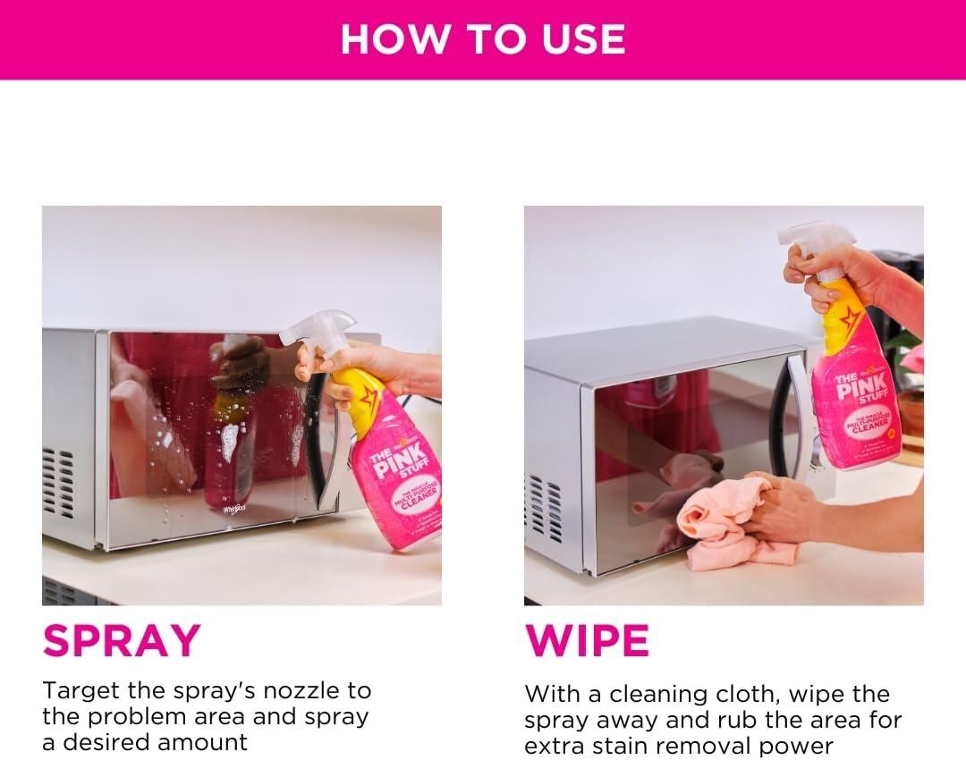 image:imageStardrops The Pink Stuff The Miracle MultiPurpose Cleaning Spray 750ml 3Pack Bundle 3 MultiPurpose Spray253 Fl Oz Pack of 2
