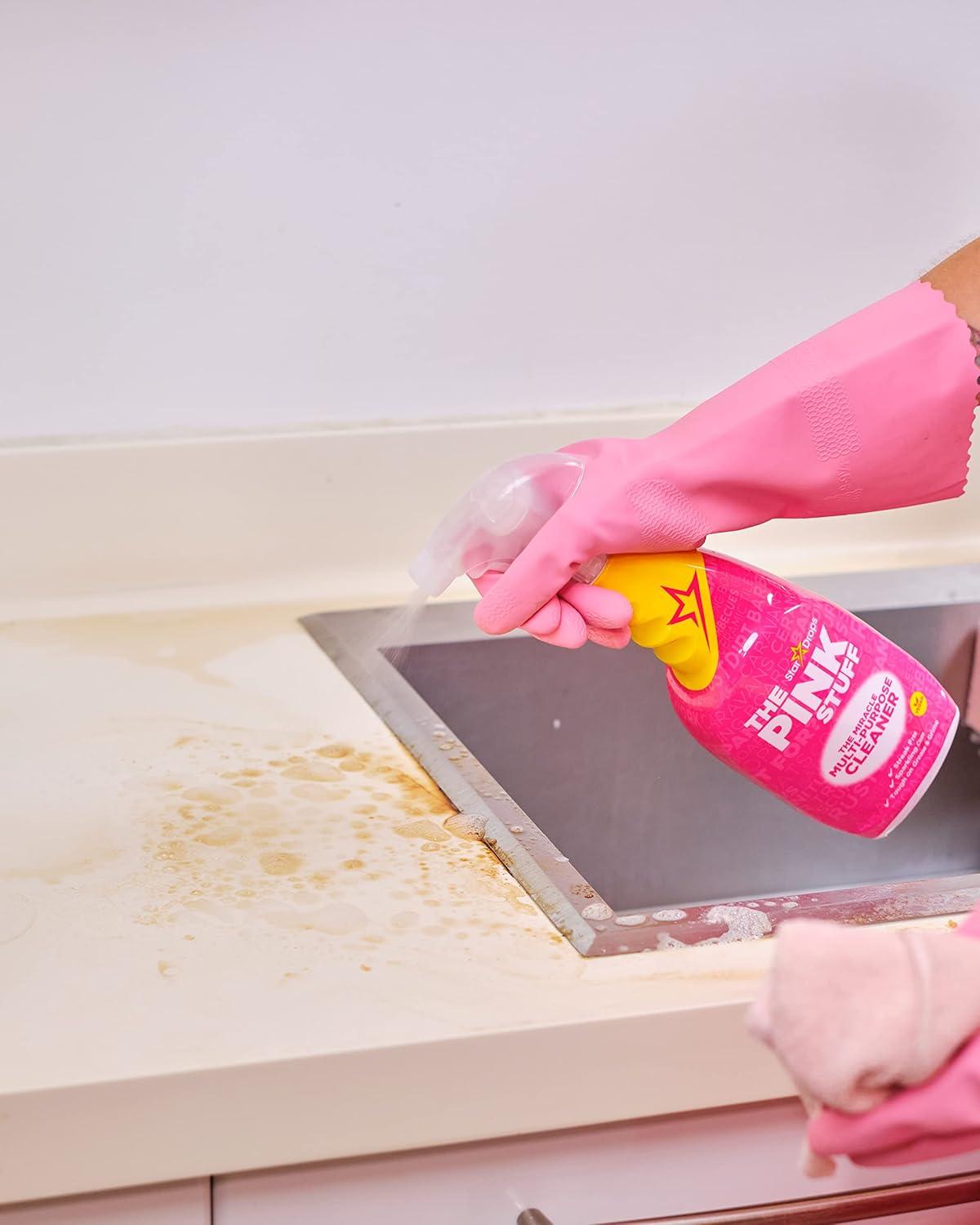 image:imageStardrops The Pink Stuff The Miracle MultiPurpose Cleaning Spray 750ml 3Pack Bundle 3 MultiPurpose Spray2537 Fl Oz Pack of 3