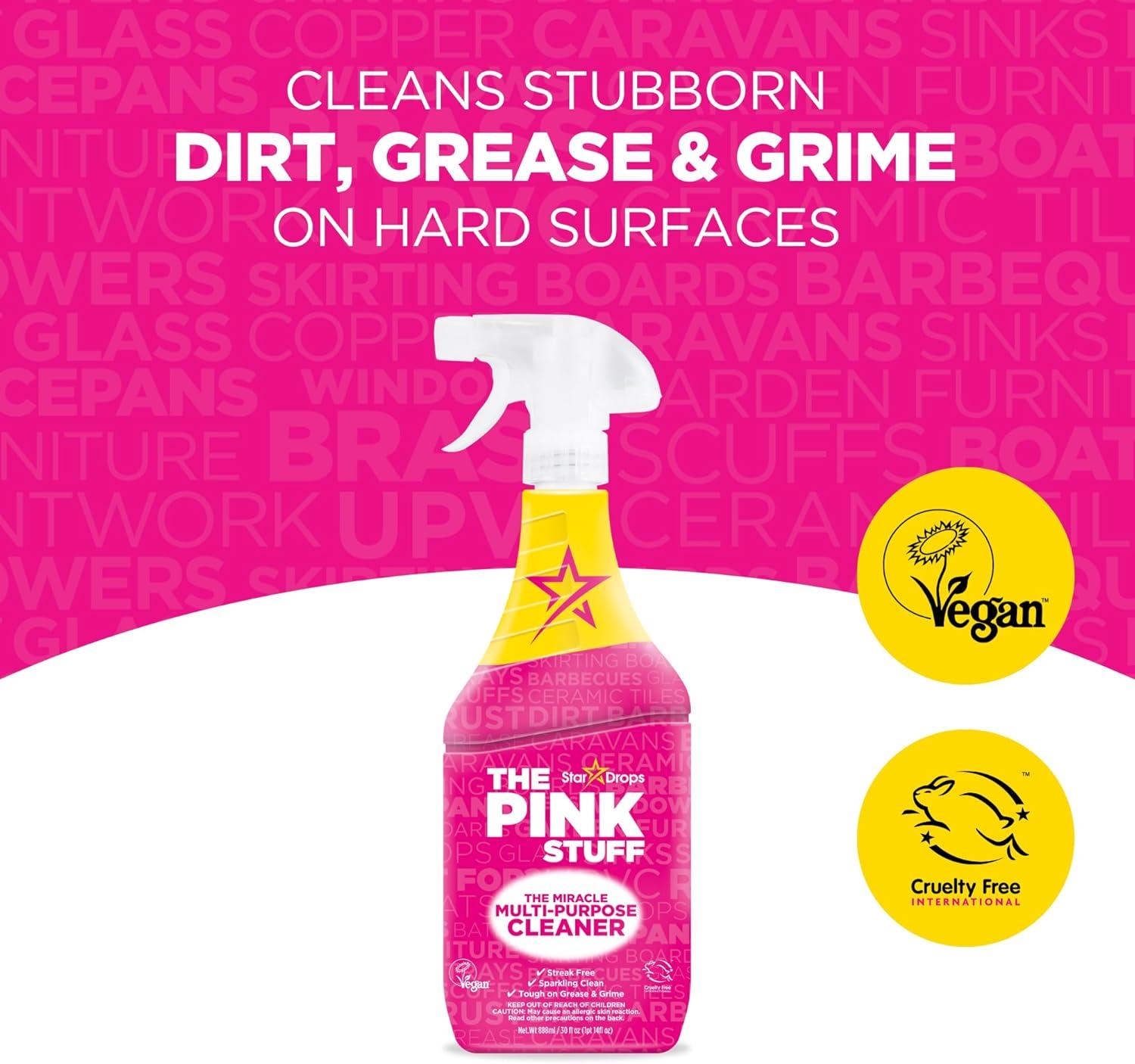 image:imageStardrops The Pink Stuff The Miracle MultiPurpose Cleaning Spray 750ml 3Pack Bundle 3 MultiPurpose Spray30 Fl Oz Pack of 2
