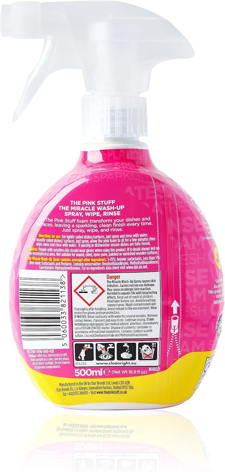 image:imageStardrops The Pink Stuff The Miracle Wash Up Spray Bundle 2 Wash Up Sprays