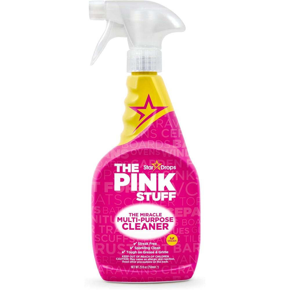 image:imageStardrops The Pink Stuff The Miracle MultiPurpose Cleaning Spray 750ml 3Pack Bundle 3 MultiPurpose Spray253 Fl Oz Pack of 1