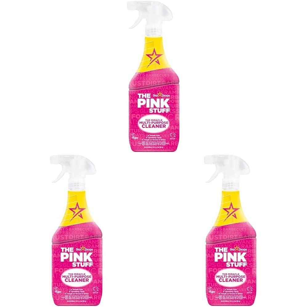 image:imageStardrops The Pink Stuff The Miracle MultiPurpose Cleaning Spray 750ml 3Pack Bundle 3 MultiPurpose Spray30 Fl Oz Pack of 3