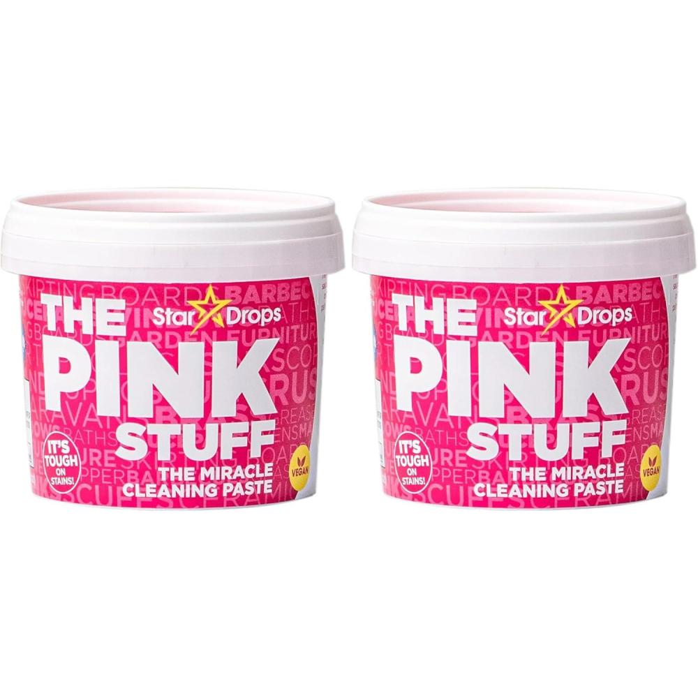 image:imageStardrops  The Pink Stuff Miracle Cleaning Paste amp SQeeZY Scrubber Sponge Bundle  AllPurpose NonScratch Cleaner for Kitchens Bathrooms Walls Floors Pots Grout and More1763 Ounce Pack of 2