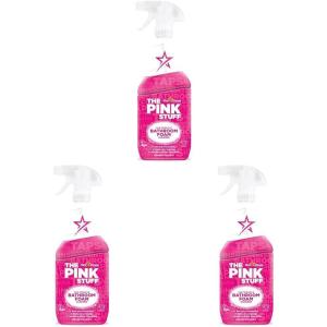 Stardrops – The Pink Stuff – Miracle Bathroom Foam Cleaner 750ml – Baths, Tiles, Soap Scum, Limescale, Streak Free(30 Fl Oz (Pack of 3))