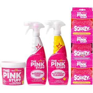 Stardrops – The Pink Stuff Ultimate Cleaning Pack – Miracle Cleaning Paste, Multi-Purpose Spray & Bathroom Foam – Cuts Grease, Removes Stains, Cleans Kitchens, Bathrooms, and More