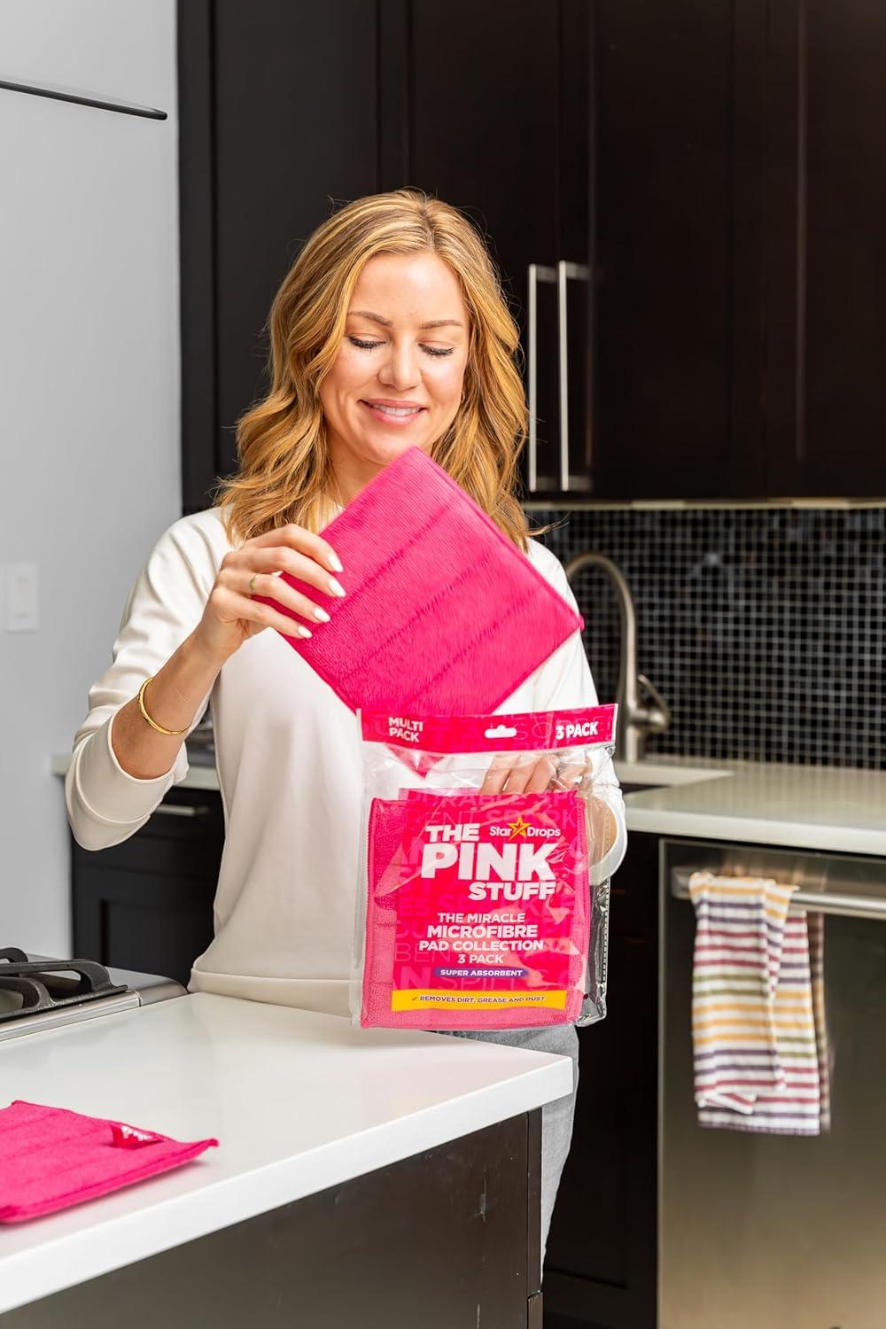 image:imageStardrops The Pink Stuff Miracle Microfibre Pad Collection 3 Pack3 Pack