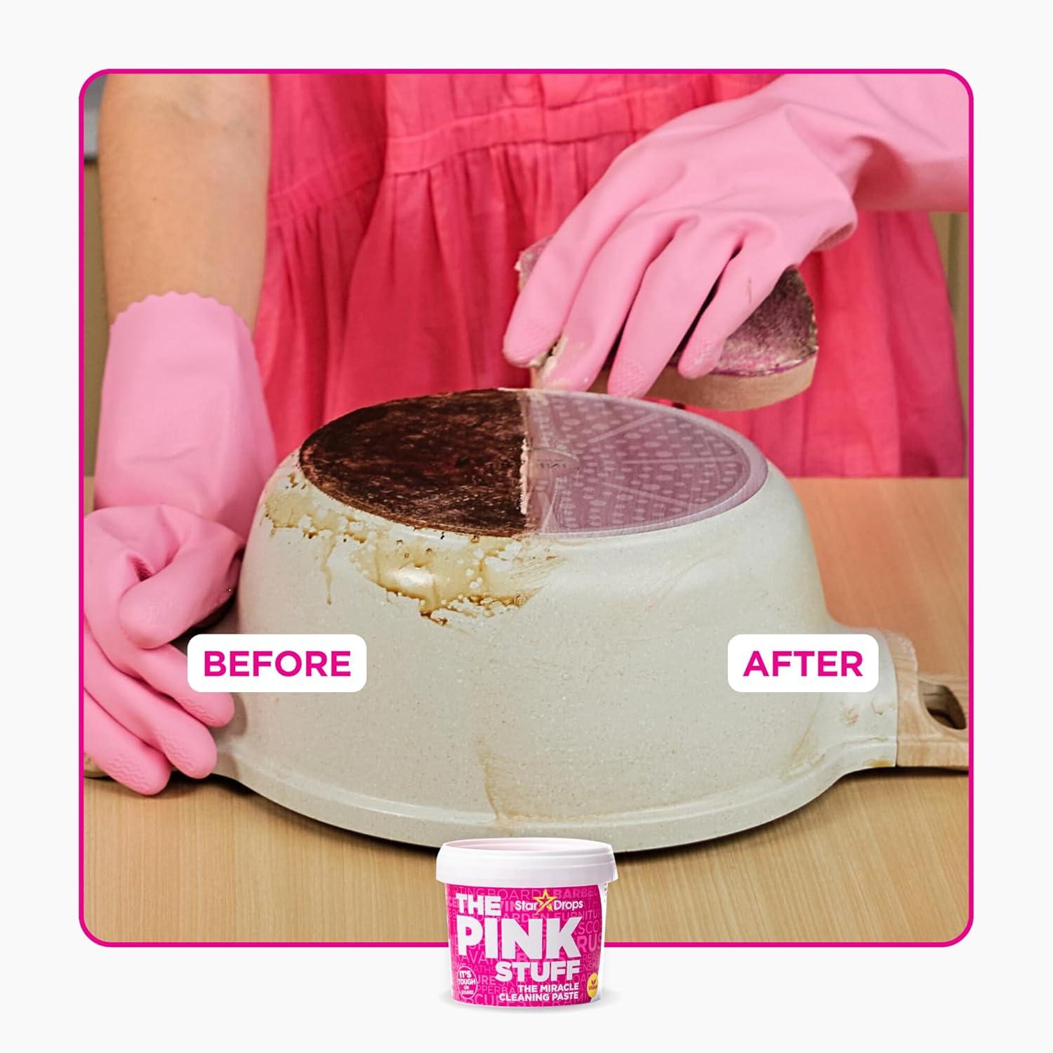 image:imageStardrops The Pink Stuff The Miracle Cleaning Paste MultiPurpose Spray And Bathroom Foam 3Pack Bundle