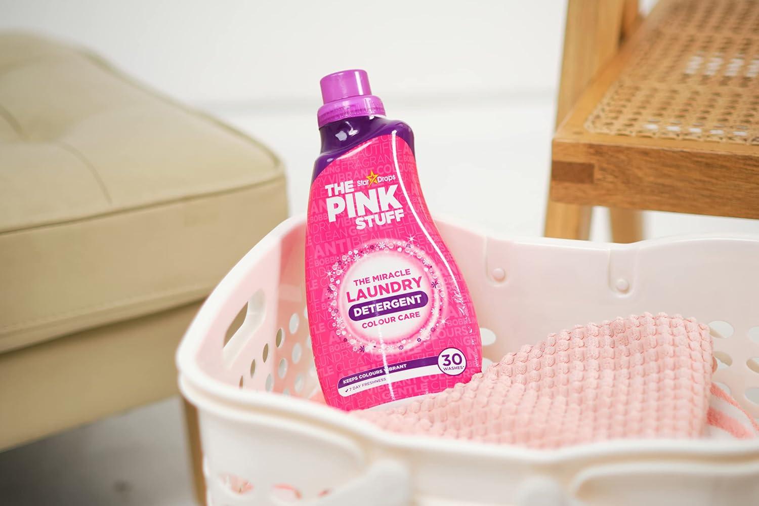 image:imageStardrops The Pink Stuff The Miracle Laundry Detergent Color Care Liquid 32oz Pack of 2