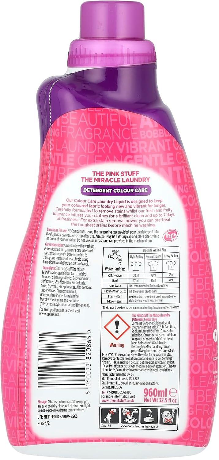 image:imageStardrops The Pink Stuff The Miracle Laundry Detergent Color Care Liquid