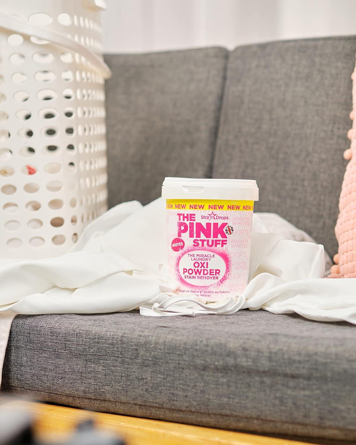 image:imageStardrops The Pink Stuff The Miracle Laundry Oxi Powder Stain Remover For Whites Bundle 2 Whites Powder 440 Pound Pack of 2 PS2LW3527 Ounce Pack of 2