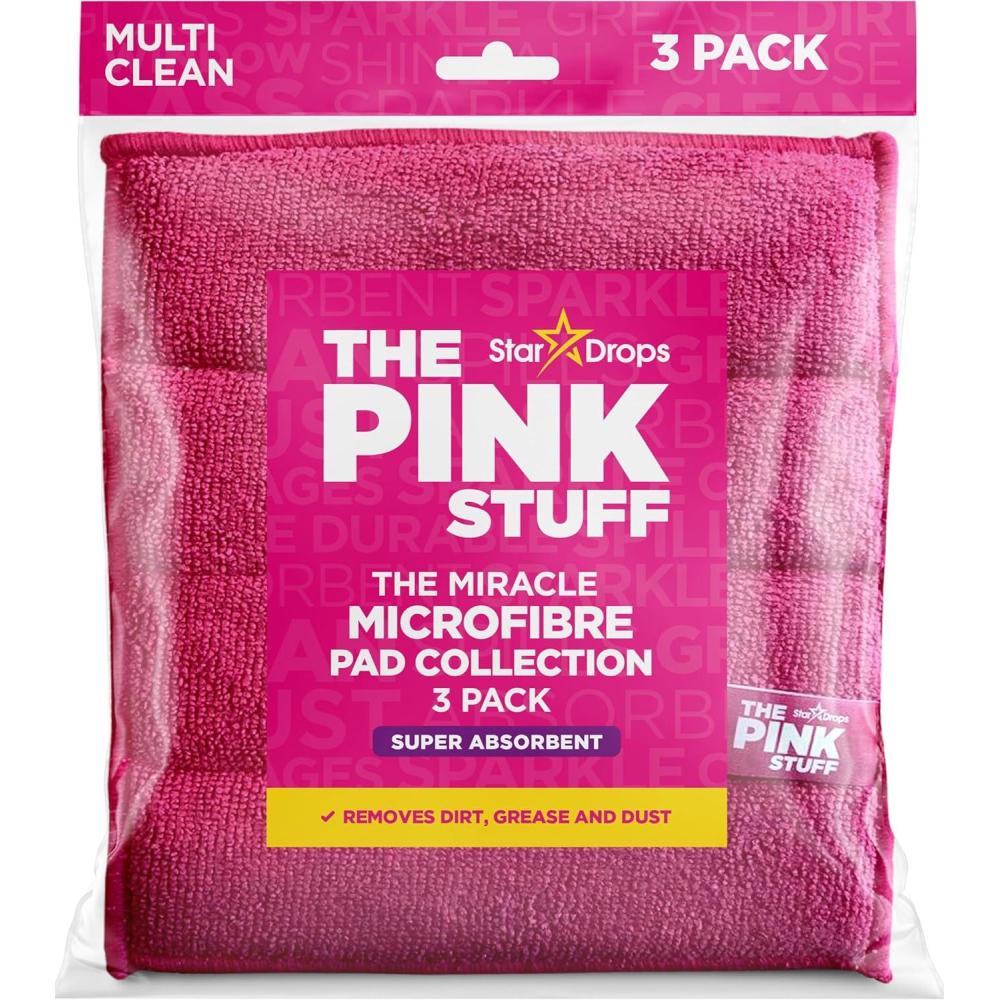 image:imageStardrops The Pink Stuff Miracle Microfibre Pad Collection 3 Pack3 Pack