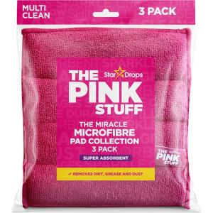 Stardrops – The Pink Stuff – Miracle Microfibre Pad Collection 3 Pack(3 Pack)