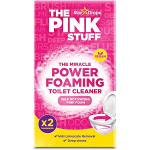 Stardrops – The Pink Stuff – The Miracle Power Foaming Toilet Cleaner – 2 Treatments – Self Activating Pink Foam Pack of 1 (7 Ounce)(7 Ounce (Pack of 1))