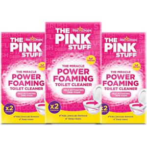 Stardrops – The Pink Stuff – The Miracle Power Foaming Toilet Cleaner – 2 Treatments – Self Activating Pink Foam Pack of 1 (7 Ounce)(7 Ounce (Pack of 3))