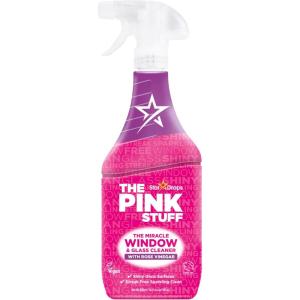 Stardrops – The Pink Stuff – The Miracle Window & Glass Cleaner with Rose Vinegar 3-Pack Bundle (3 Window & Glass Cleaner)(Rhubarb)