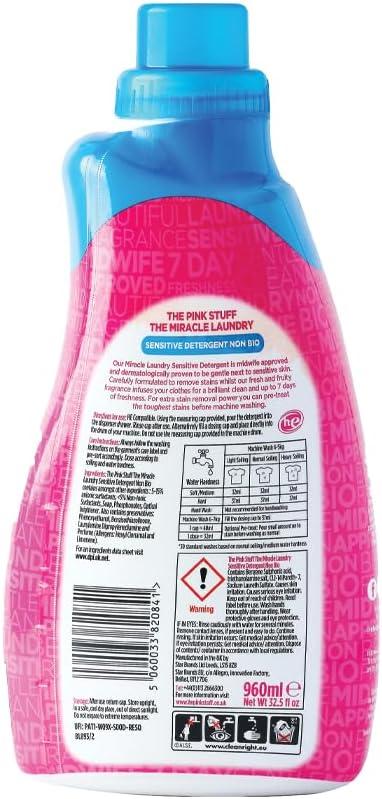 image:imageStardrops The Pink Stuff The Miracle Laundry Sensitive Non Bio Liquid
