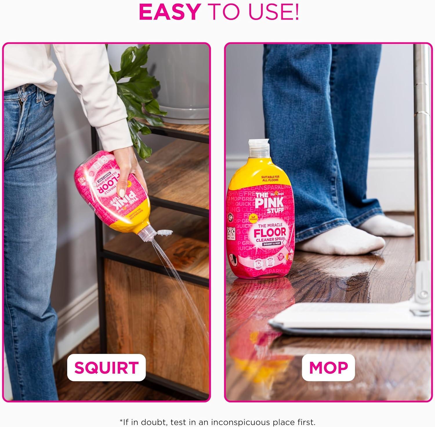 image:imageStardrops The Pink Stuff The Miracle Floor Cleaner Spray Squirt amp Mop Formula for Sparkling Clean Floors Fast Drying StreakFree Finish Fresh Fragrance 253 fl oz25 Fl Oz Pack of 1