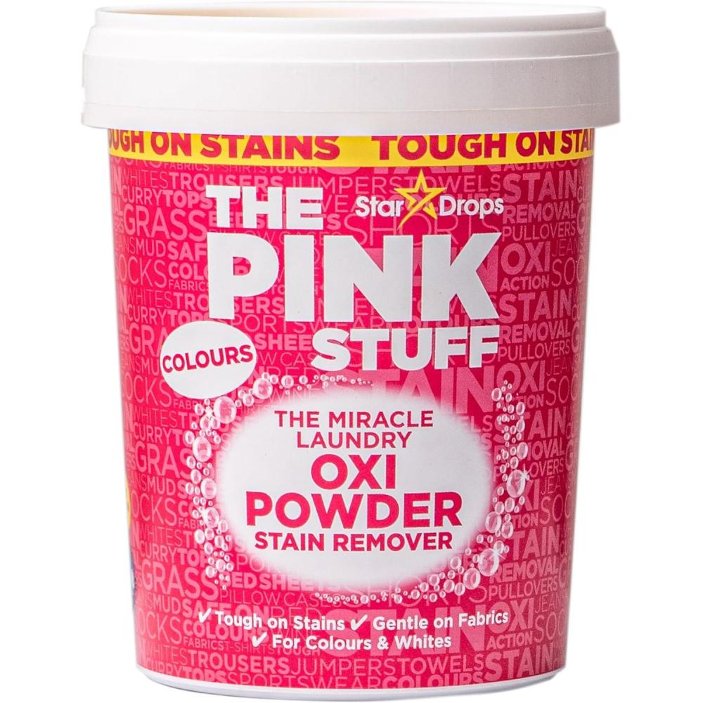 image:imageStardrops The Pink Stuff Miracle Laundry Oxi Powder Stain Remover for Colours 1kg