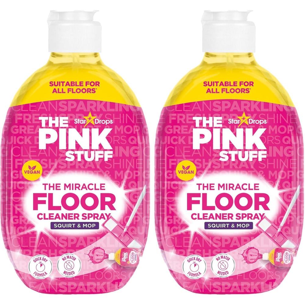 image:imageThe Pink Stuff Stardrops The Miracle Floor Cleaner Spray Squirt amp Mop Formula for Sparkling Clean Floors Fast DryingStreakFree FinishFresh Fragrance253 fl ozPack of 2